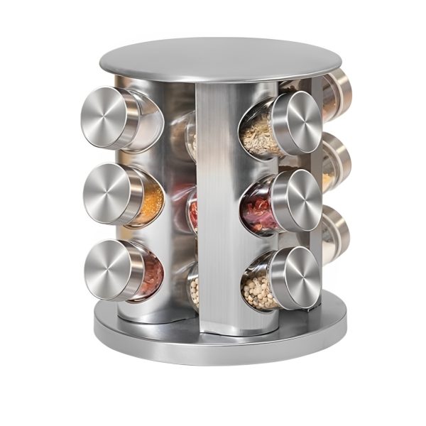 Stainless Steel Rotating Spice Rack